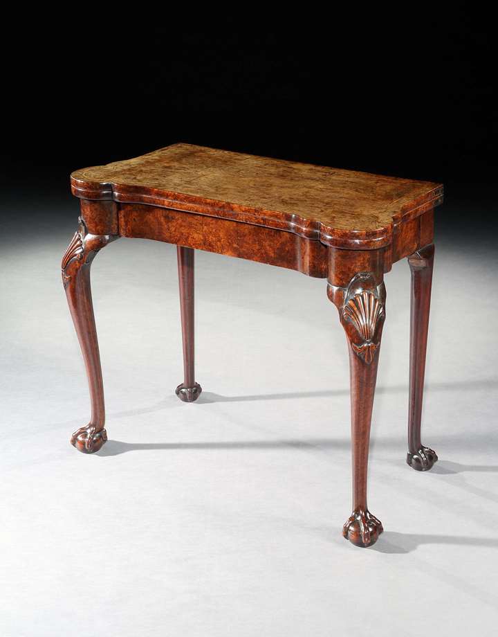 A CARD TABLE FROM THE PERCIVAL D. GRIFFITHS COLLECTION